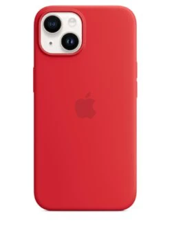 Apple IPhone 14 Silicone Case With MagSafe - (PRODUCT)RED 10 Apple IPhone 14 Silicone Case With MagSafe - (PRODUCT)RED -Digital Station V8Z8V SQ4 0000000017 RED SLd