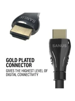 SANUS SAC-21HDMI4 Ultra High-Speed HDMI Cable, 4-meter -Digital Station V9G2P SQ5 0000000004 BLACK SLd3