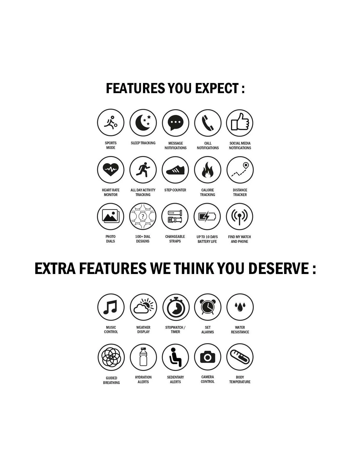 Sekonda Flex Men's Smartwatch - Gold Tone Mesh 6 Sekonda Flex Men's Smartwatch - Gold Tone Mesh - Image 6