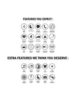 Sekonda Active Men's Silicone Strap Smartwatch - Yellow/Black -Digital Station V9I09 SQ7 0000000017 RED SLd3