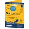 Norton 360 Deluxe With Utilities Ultimate - 5 Devices 1 Year Subscription With Automatic Renewal