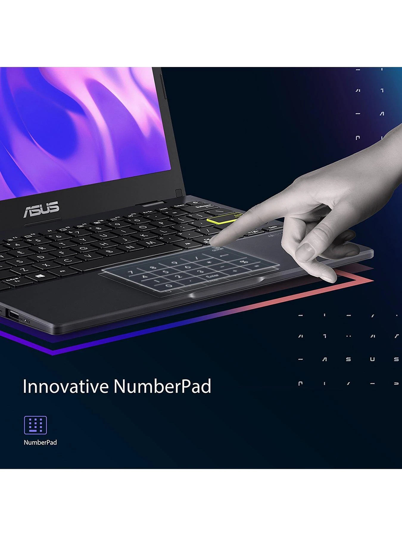 Asus E Series Laptop - 11.6in HD, Intel Celeron N4020, 4GB RAM, 64GB SSD, Microsoft 365 Personal (12 Months) Included, With Optional Norton 360 (12 Months) - Blue 5 Asus E Series Laptop - 11.6in HD, Intel Celeron N4020, 4GB RAM, 64GB SSD, Microsoft 365 Personal (12 Months) Included, With Optional Norton 360 (12 Months) - Blue - Image 5