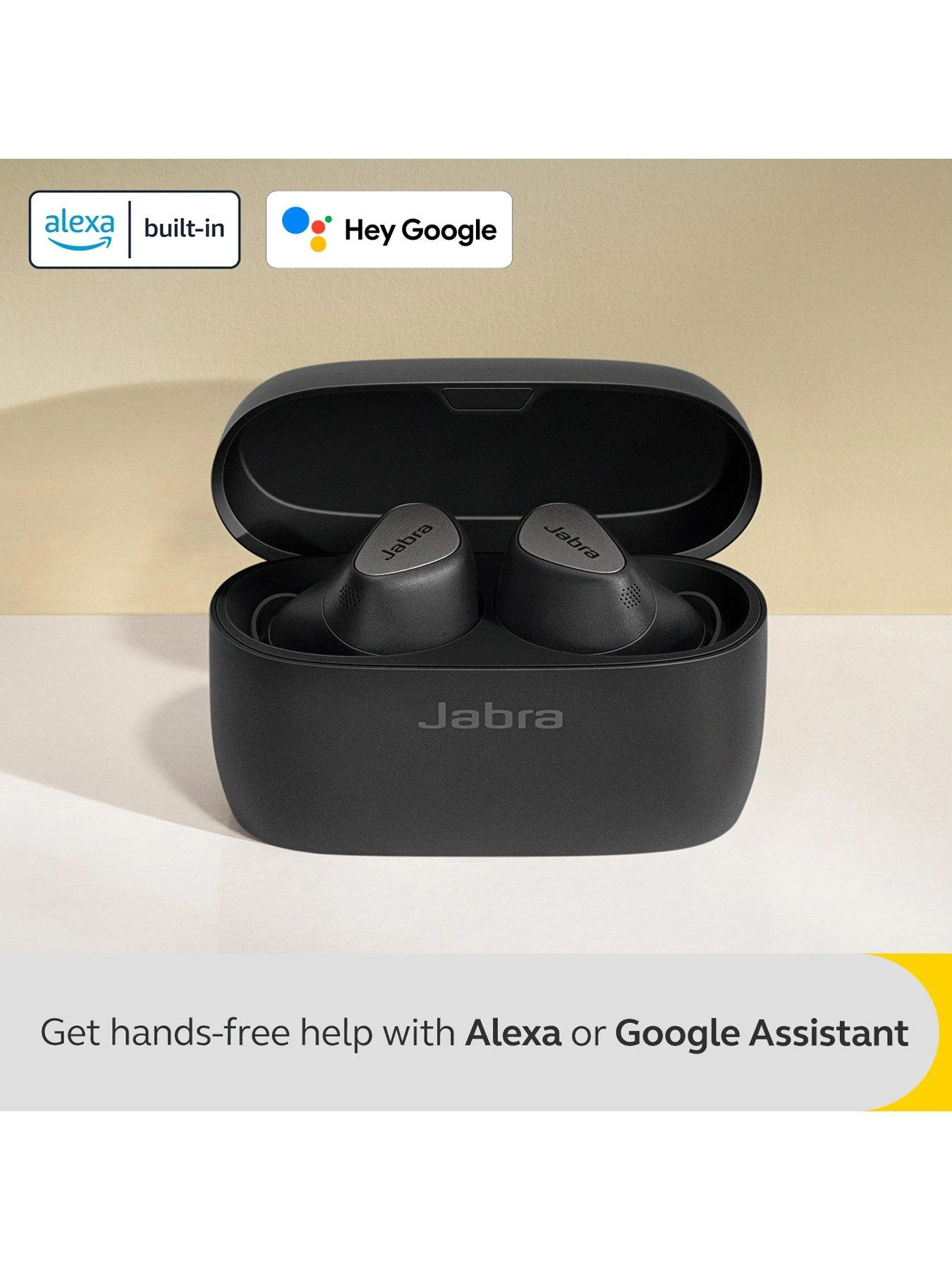 Jabra Elite 5 True Wireless ANC Earbuds - Titanium Black 6 Jabra Elite 5 True Wireless ANC Earbuds - Titanium Black - Image 6
