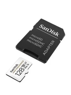 SanDisk High Endurance 128GB MicroSDXC Card With Adapter -Digital Station VA7TV SQ3 0000000099 N A SLa