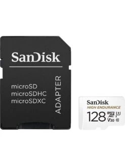 SanDisk High Endurance 128GB MicroSDXC Card With Adapter -Digital Station VA7TV SQ4 0000000099 N A SLd