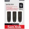 SanDisk Ultra 64GB USB 3.0 Flash Drive - 3-pack