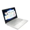HP 14s-FQ1000NA Laptop - 14in FHD, AMD Ryzen 5, 8GB RAM, 256GB SSD, with Optional Microsoft 365 Family (12 Months) - Silver