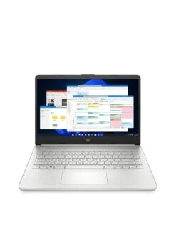 HP 14s-FQ1000NA Laptop - 14in FHD, AMD Ryzen 5, 8GB RAM, 256GB SSD, with Optional Microsoft 365 Family (12 Months) - Silver -Digital Station VAVPZ SQ3 0000000035 SILVER SLa