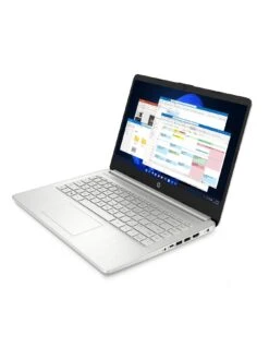 HP 14s-FQ1000NA Laptop - 14in FHD, AMD Ryzen 5, 8GB RAM, 256GB SSD, with Optional Microsoft 365 Family (12 Months) - Silver -Digital Station VAVPZ SQ6 0000000035 SILVER SLd2