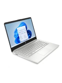 HP 14s-FQ1000NA Laptop - 14in FHD, AMD Ryzen 5, 8GB RAM, 256GB SSD, with Optional Microsoft 365 Family (12 Months) - Silver -Digital Station VAVPZ SQ7 0000000035 SILVER SLd3