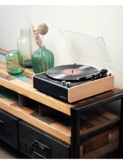 Victrola Eastwood Record Player - Dual Bluetooth 5.0 Turntable With Built-in Stereo Speakers And Audio Technica Cartridge -Digital Station VAWR8 SQ7 0000000099 N A SLd3