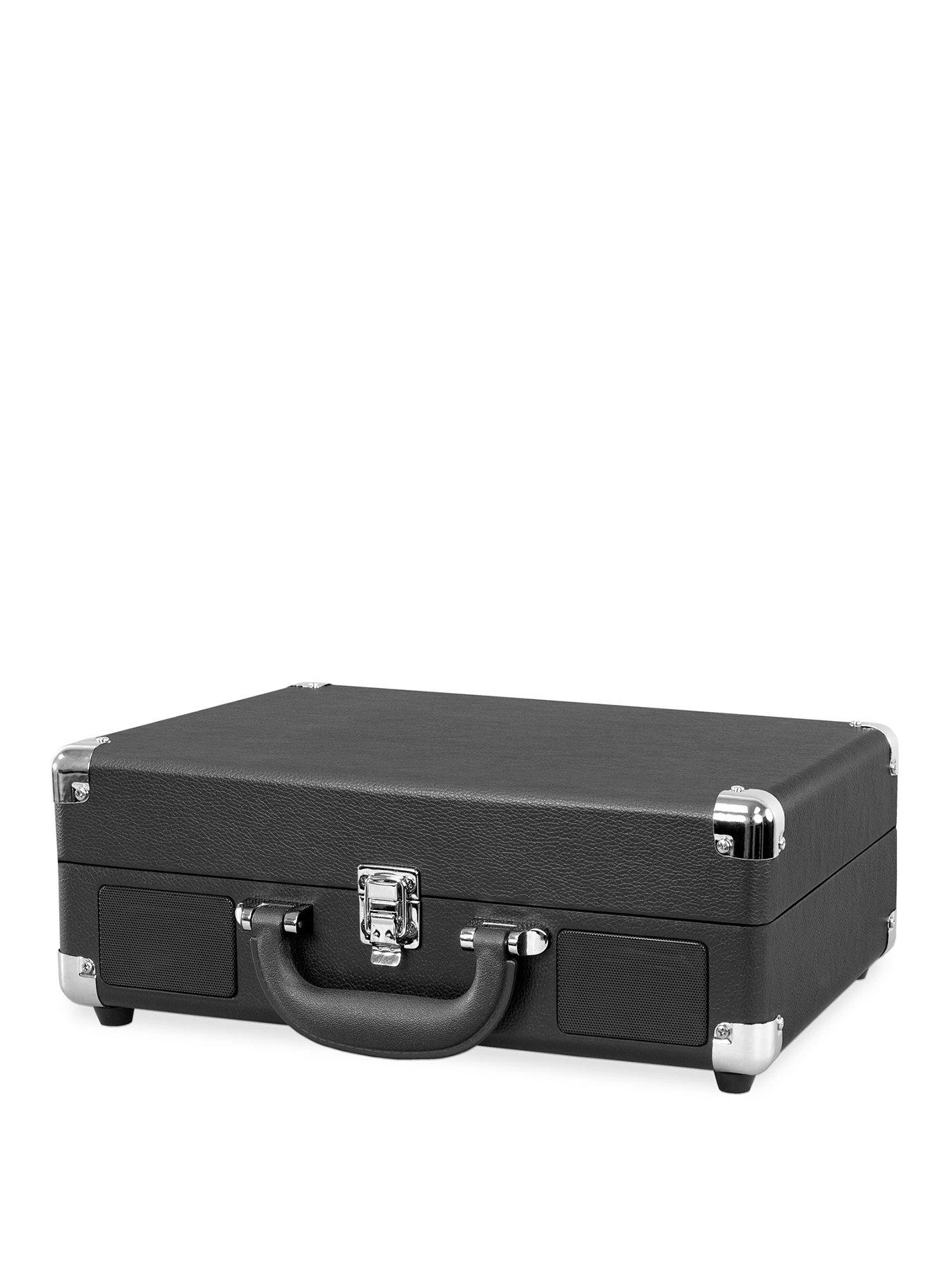 Victrola Journey Portable Record Player (Black) - Bluetooth 5.0 Suitcase Turntable With Built-In Stereo Speakers 2 Victrola Journey Portable Record Player (Black) - Bluetooth 5.0 Suitcase Turntable With Built-In Stereo Speakers - Image 2
