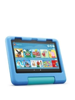 Amazon Fire HD 8 Kids Tablet, 8-inch HD Display, Blue, Ages 3-7 -Digital Station VB10L SQ3 0000000020 BLUE SLa