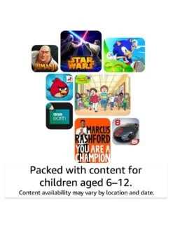 Amazon Fire HD 8 Kids Pro Tablet , 8-inch HD Display, Ages 6-12, Rainbow Universe -Digital Station VB10N SQ5 0000000063 PINK SLd1