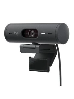 Logitech Brio 500 Full HD Webcam, USB-C Cable, Works With Teams, Google Meet, Zoom