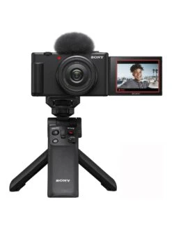 Sony Vlog Camera ZV1FBDI.EU Digital Camera (Vari-angle Screen, 4K Video, Slow Motion, Vlog Features)  - Black