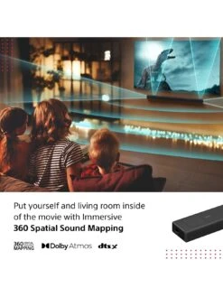 Sony HTA 5000 - 5.1.2 Channel Dolby Atmos® Soundbar -Digital Station VBLQ0 SQ7 0000000004 BLACK SLd3