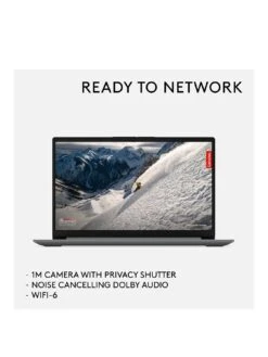 Lenovo IdeaPad 1 Laptop - 15.6in FHD, AMD Ryzen 7, 8GB RAM, 512GB Fast SSD Storage -Digital Station VBYAT SQ3 0000000005 GREY SLa