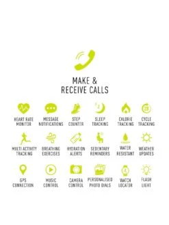 Reflex Active Series 14 Smart Calling Watch -Digital Station VC6JC SQ2 0000000063 PINK SLa