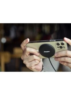 Energizer 15watt Magnetic Wireless Charger Supports Wireless Charging On Your IPhone12, 13 & 14 Series Handsets (Qi Certified) 11 Energizer 15watt Magnetic Wireless Charger Supports Wireless Charging On Your IPhone12, 13 & 14 Series Handsets (Qi Certified) -Digital Station VCHI4 SQ6 0000000004 BLACK SLd2