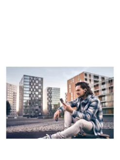 Philips Audio TAT4556BK/00 Wireless Headphones With Active Noise Cancelling (Black) -Digital Station VDIX6 SQ3 0000000004 BLACK SLa