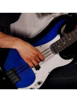 3rd Avenue Full Size Bass Guitar Ultimate Kit With 15W Amp - 6 Months FREE Lessons - Blueburst -Digital Station VE34K SQ7 0000000099 N A SLd4