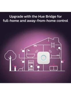 Philips Hue Hue White & Colour Ambiance Smart Bulb 3 Pack LED 6.5W B22 -Digital Station VGENE SQ6 0000000099 N A SLd4