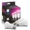 Philips Hue Hue White & Colour Ambiance Smart Bulb 3 Pack LED 6.5W E27