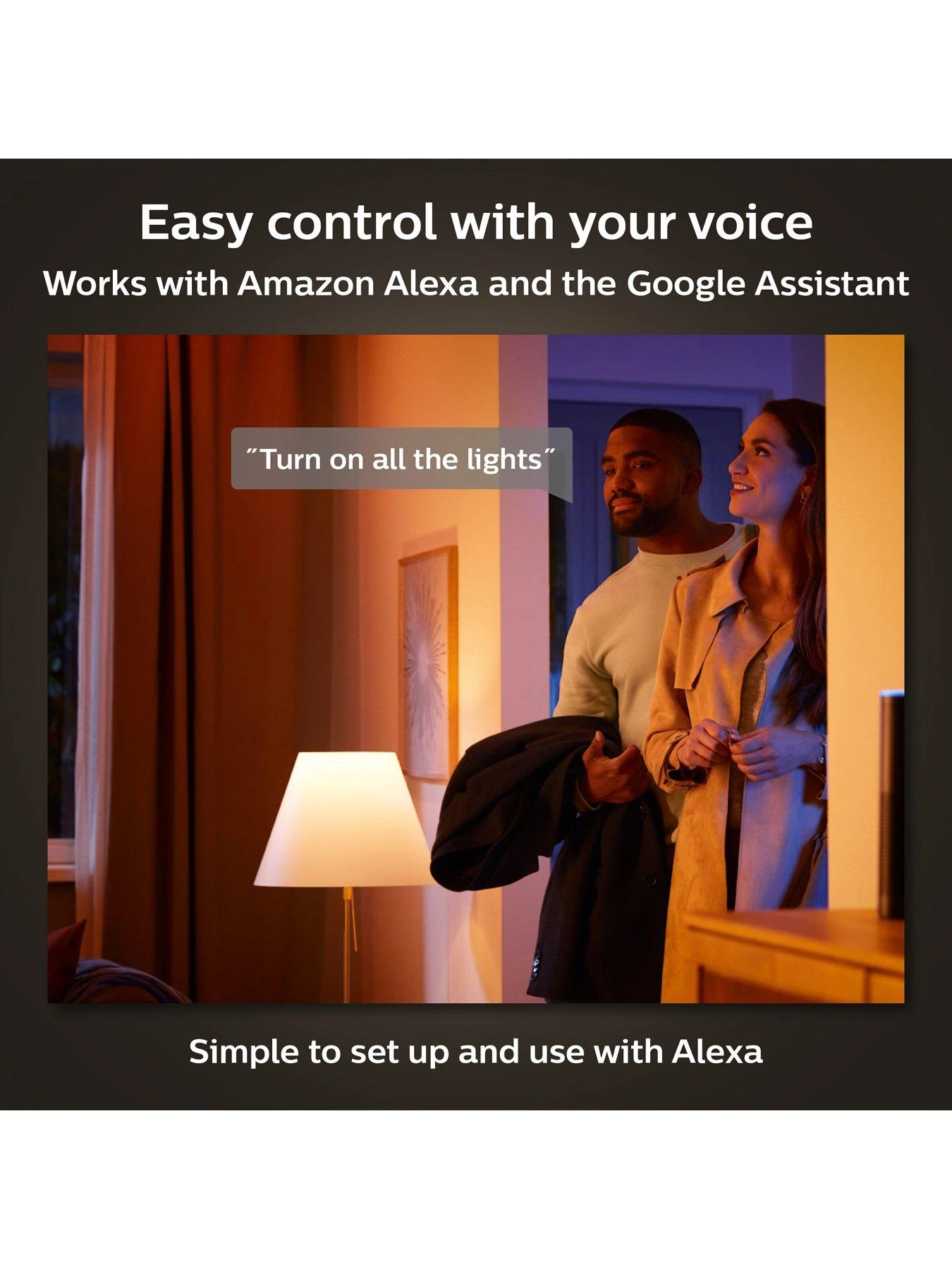 Philips Hue Hue White & Colour Ambiance Smart Bulb 3 Pack LED 6.5W E27 5 Philips Hue Hue White & Colour Ambiance Smart Bulb 3 Pack LED 6.5W E27 - Image 5