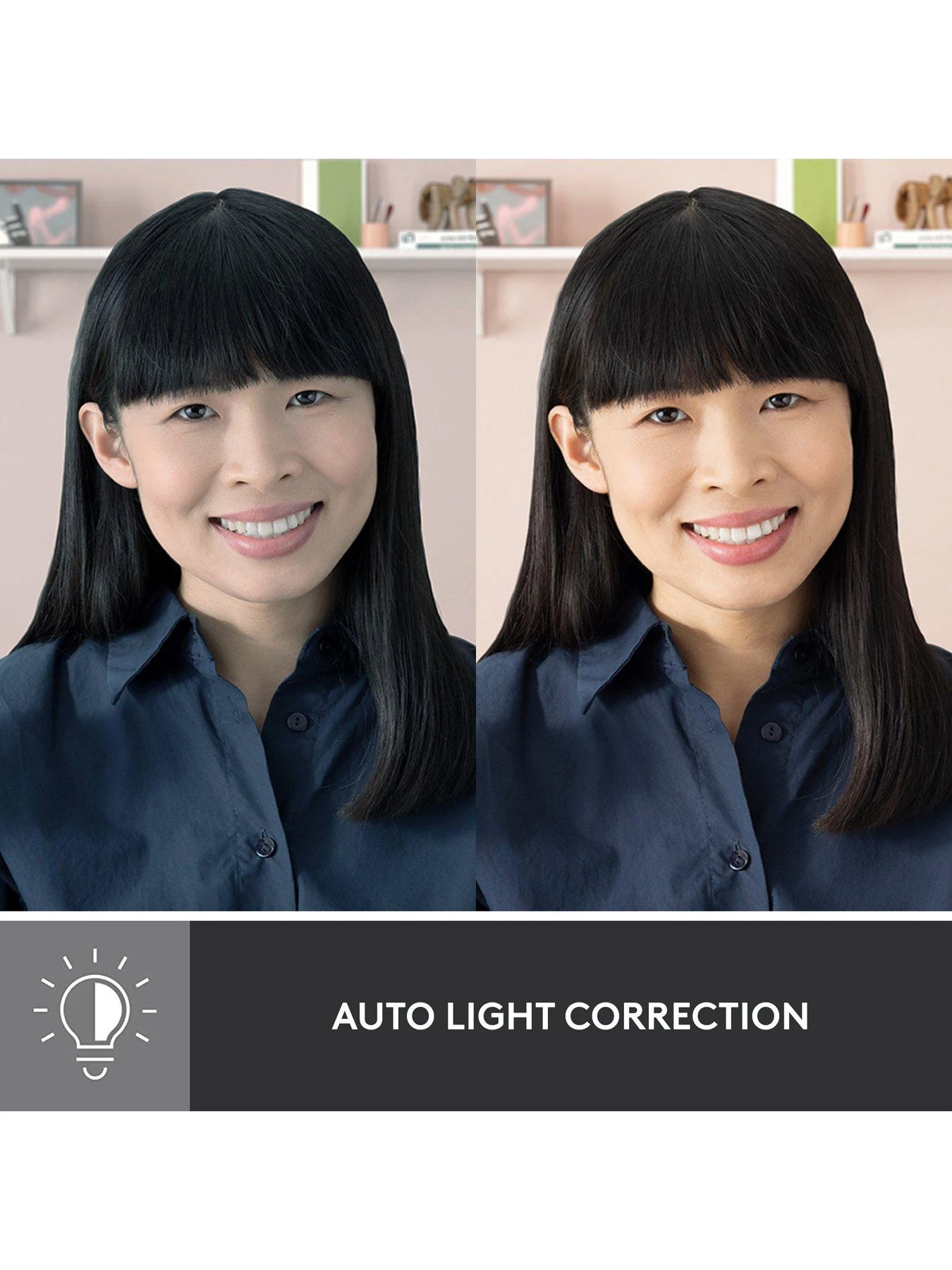 Logitech Brio 300 Full HD Webcam-ROSE 3 Logitech Brio 300 Full HD Webcam-ROSE - Image 3