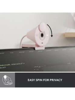 Logitech Brio 300 Full HD Webcam-ROSE 11 Logitech Brio 300 Full HD Webcam-ROSE -Digital Station VGFJT SQ5 0000000313 ROSE SLd3