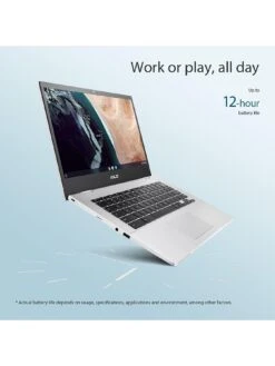 Asus Chromebook CX1400CMA-EB0130, Intel Celeron, 4GB RAM 64GB Storage, 14in Full HD Laptop - Silver -Digital Station VGJRO SQ6 0000000035 SILVER SLd2