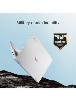 Asus Chromebook CX1400CMA-EB0130, Intel Celeron, 4GB RAM 64GB Storage, 14in Full HD Laptop - Silver -Digital Station VGJRO SQ7 0000000035 SILVER SLd3