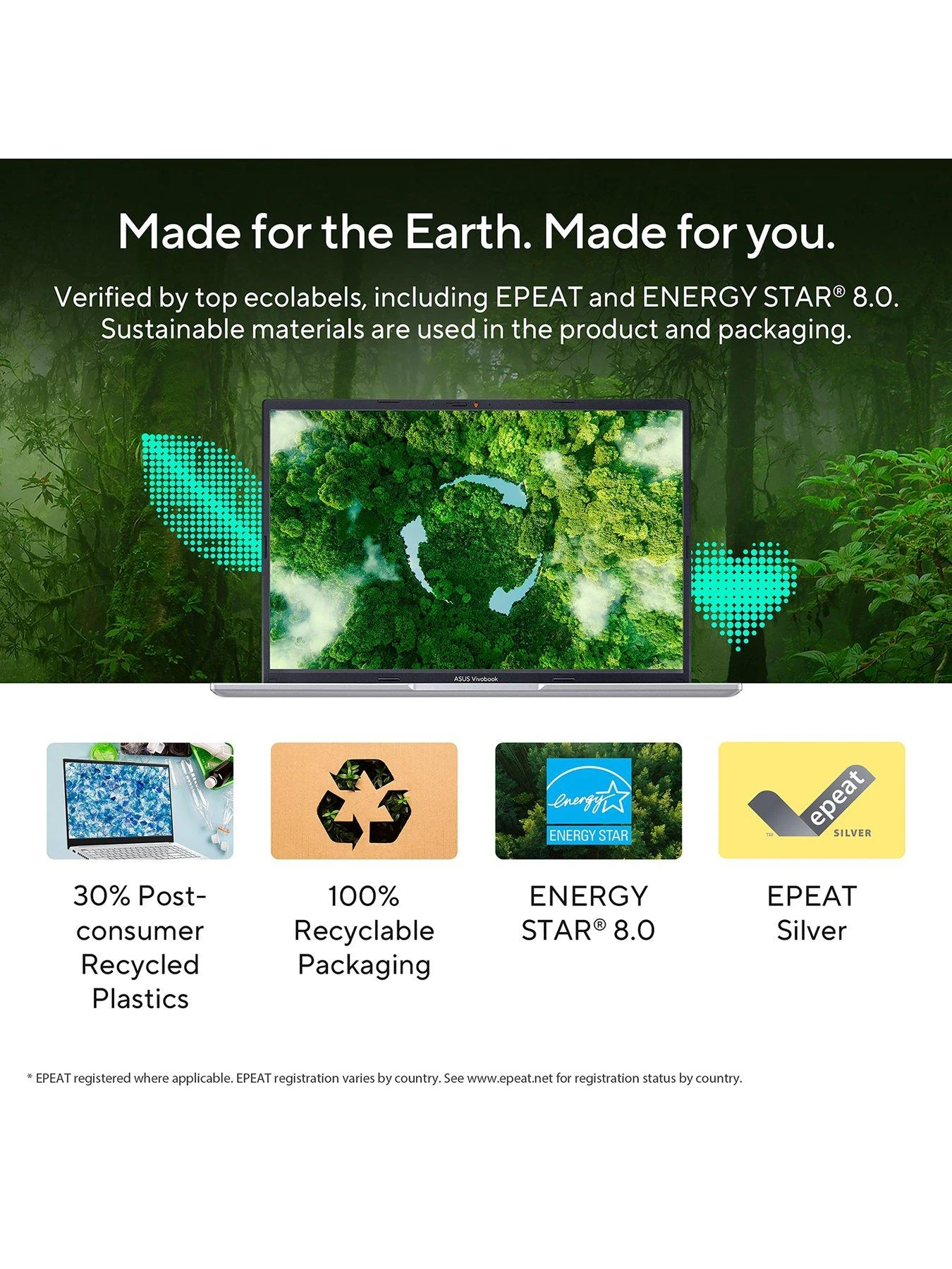 Asus Vivobook 16 Laptop - 16in FHD, Intel Core I5, 8GB RAM, 512GB SSD, with Microsoft 365 Family (12 Months) - Silver 6 Asus Vivobook 16 Laptop - 16in FHD, Intel Core I5, 8GB RAM, 512GB SSD, with Microsoft 365 Family (12 Months) - Silver - Image 6