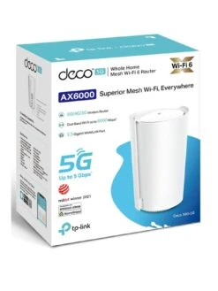 TP-Link TP Link Deco X80-5G AX6000 Whole Home Wi-Fi 1-Pack Solution -Digital Station VGRRV SQ3 0000000013 WHITE SLa