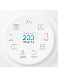 TP-Link TP Link Deco X80-5G AX6000 Whole Home Wi-Fi 1-Pack Solution -Digital Station VGRRV SQ6 0000000013 WHITE SLd2