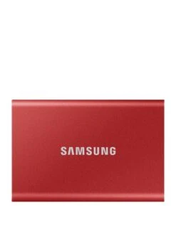 Samsung T7 1TB Portable SSD USB 3.2 - Red