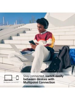 Sony WH-CH520 Wireless Bluetooth Headphones -Digital Station VH4IV SQ7 0000000004 BLACK SLd3