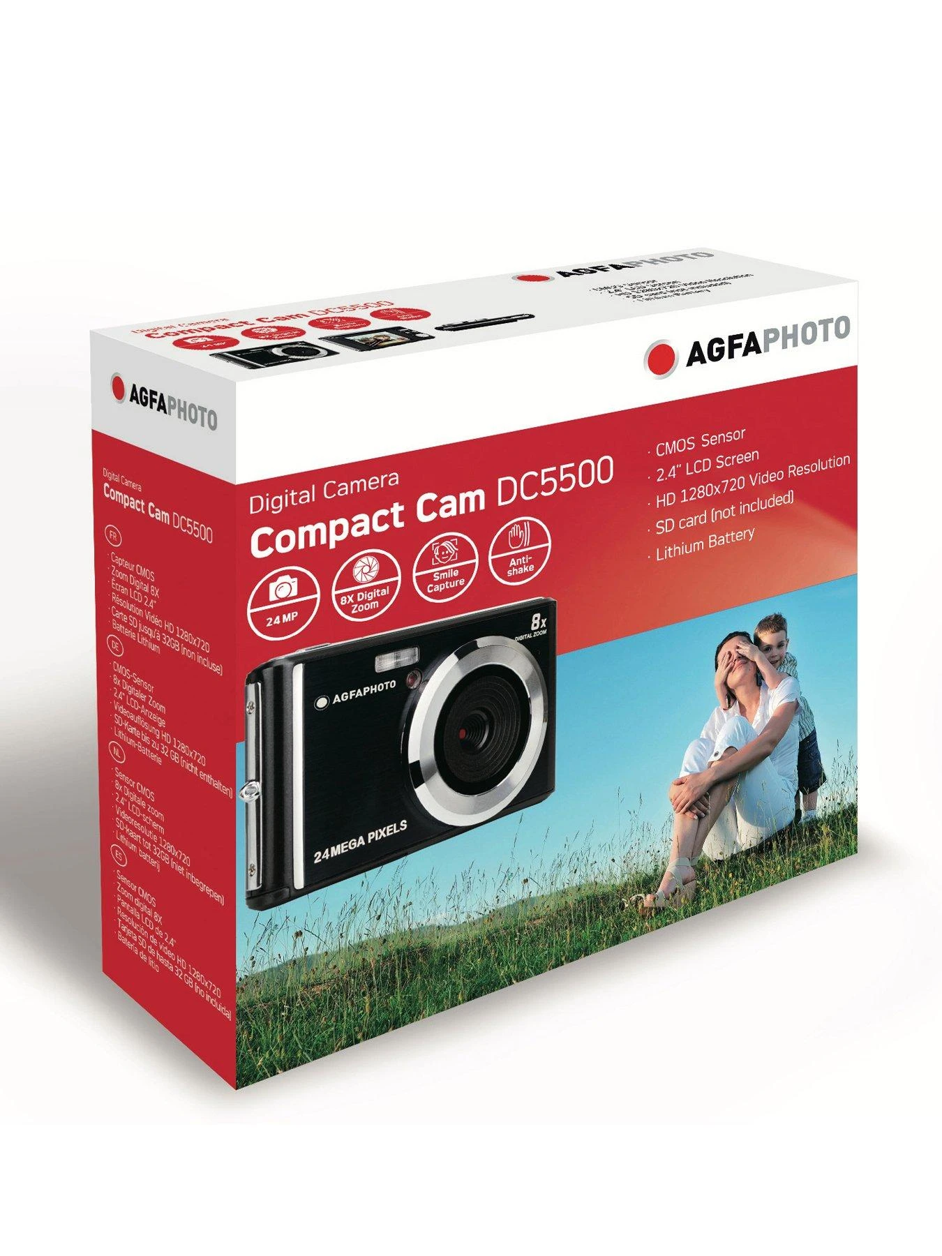 Kodak Agfa Photo Realishot DC5500 Compact Digital Camera With Mini Flexi Tripod - Black 6 Kodak Agfa Photo Realishot DC5500 Compact Digital Camera With Mini Flexi Tripod - Black - Image 6