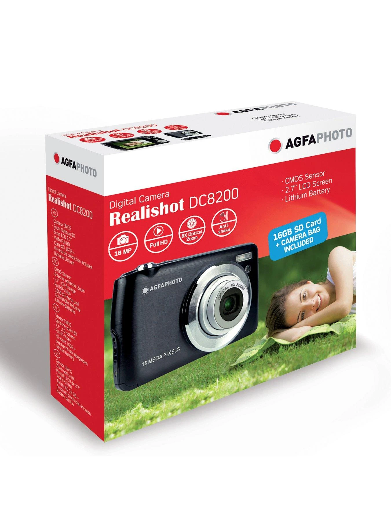 Kodak Agfa Photo Realishot DC8200 Compact Digital Camera - Black 4 Kodak Agfa Photo Realishot DC8200 Compact Digital Camera - Black - Image 4