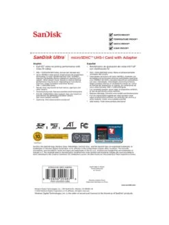 SanDisk Ultra MicroSD 128GB + SD Adapter -Digital Station VHDXG SQ5 0000000099 N A SLd1