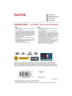 SanDisk Ultra MicroSD 256GB + SD Adapter 9 SanDisk Ultra MicroSD 256GB + SD Adapter -Digital Station VHDXH SQ5 0000000099 N A SLd1