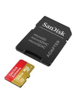 SanDisk Extreme MicroSDXC 256GB Memory Card + SD Adapter -Digital Station VHDXK SQ3 0000000099 N A SLa