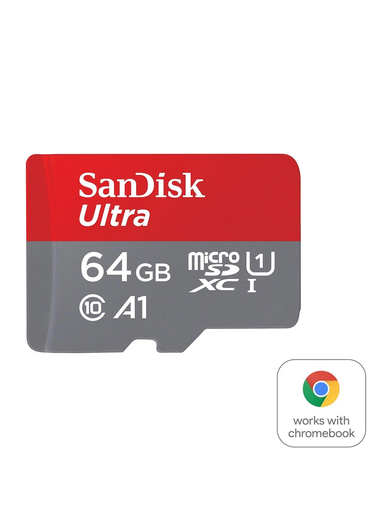 SanDisk Ultra 64GB MicroSDXC UHS-I Card For Chromebooks - With Adapter 2 SanDisk Ultra 64GB MicroSDXC UHS-I Card For Chromebooks - With Adapter - Image 2