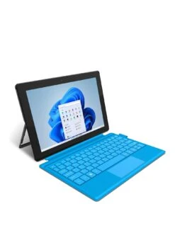 Geo GeoPad 110 2-in-1 Laptop - 10.1in, Intel Celeron N4020, 4GB RAM, 128GB SSD, Detachable Keyboard - Ocean -Digital Station VHWM2 SQ3 0000000020 BLUE SLa