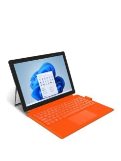 Geo GeoPad 220 2-in-1 Laptop - 12.1in QHD, Intel Pentium N5030, 4GB RAM, 128GB SSD, Detachable Keyboard - Mango -Digital Station VHWM4 SQ3 0000000198 ORANGE SLa