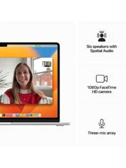 Apple MacBook Air (M2, 2023) 15-inch with 8-core CPU And 10-core GPU, 512GB - Silver -Digital Station VHWXT SQ4 0000000035 SILVER SLd