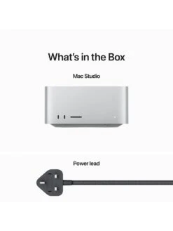 Apple Mac Studio (M2 Max, 2023) with 12-core CPU, 30-core GPU, 512GB SSD - Silver -Digital Station VHX3F SQ7 0000000035 SILVER SLd3