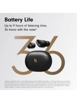 Beats Studio Buds + - True Wireless Noise Cancelling Earbuds -Digital Station VHYPW SQ4 0000000004 BLACK SLd