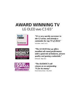 LG OLED65C36LC, 65 Inch, OLED, 4K UHD, Smart TV -Digital Station VI2WL SQ3 0000000035 SILVER SLs